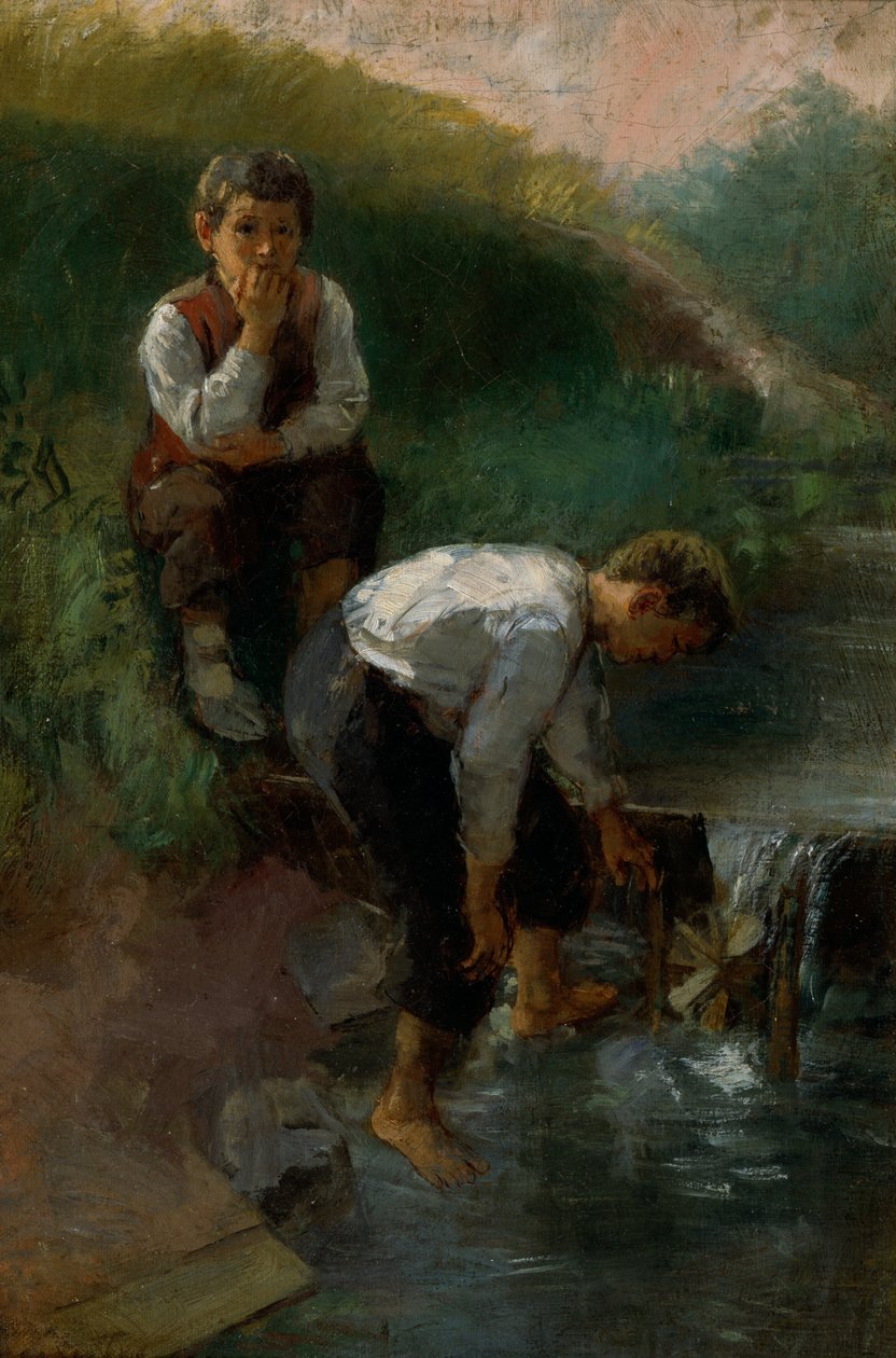 Two Boys by Jahn Ekenaes