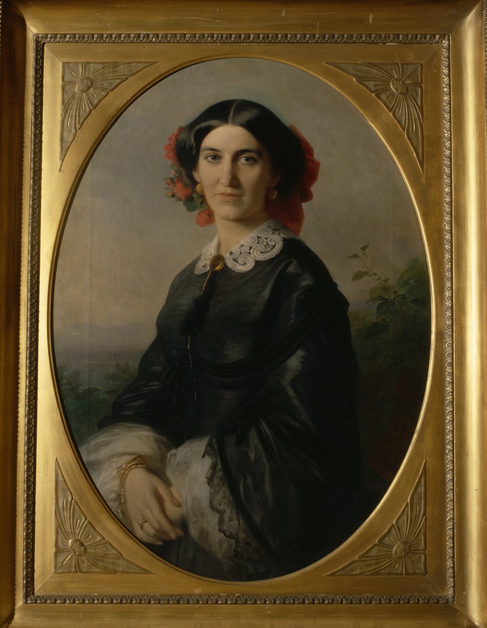 Princess Johanna von Bismarck, 1857 by Jakob Becker