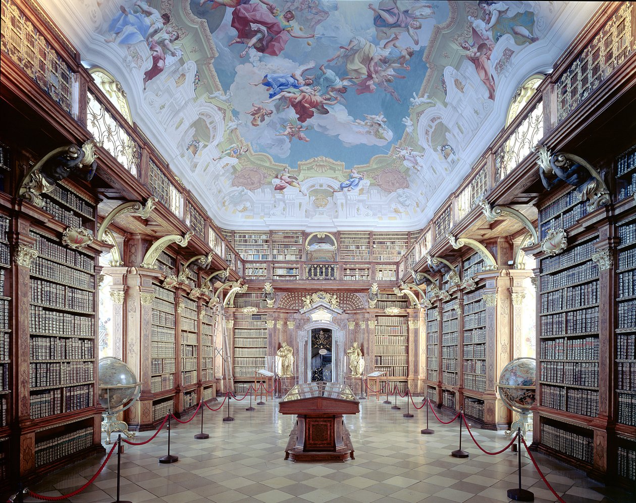 The Library by Jakob Prandtauer