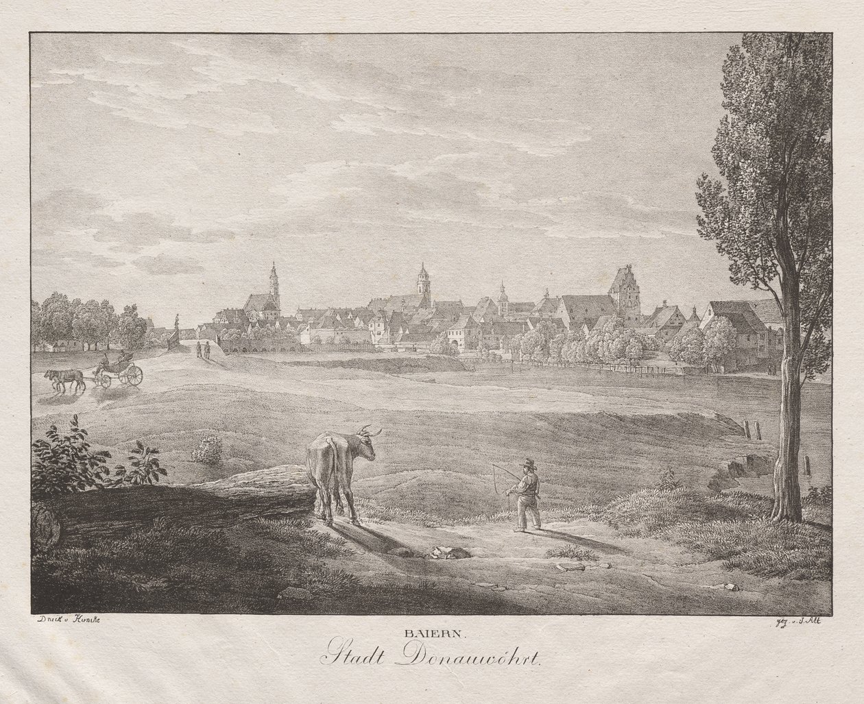 Bavaria, City of Donauwörth by Jakob Alt