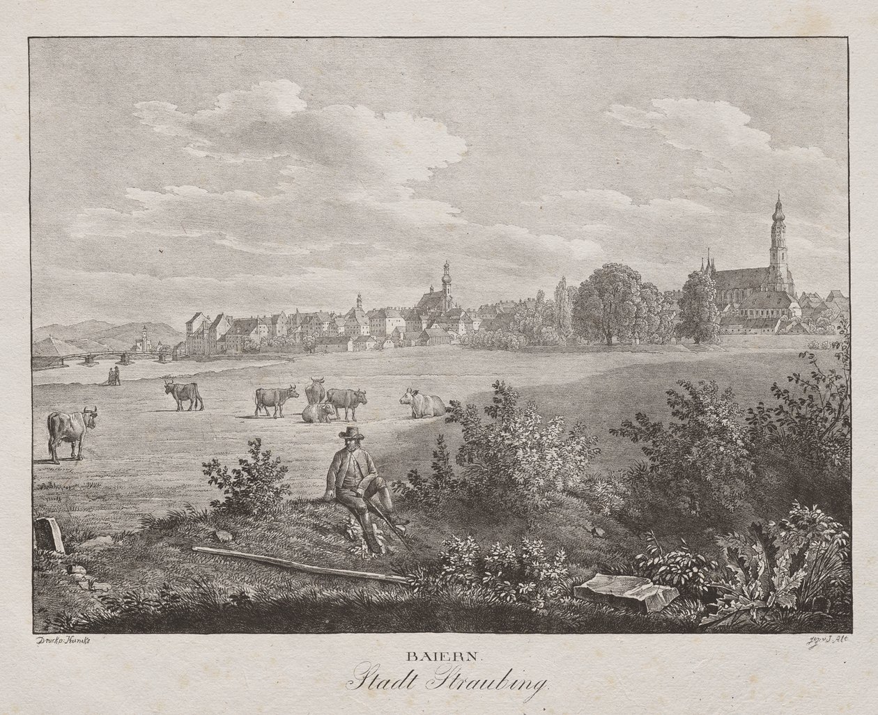 Bavaria, City of Straubing by Jakob Alt