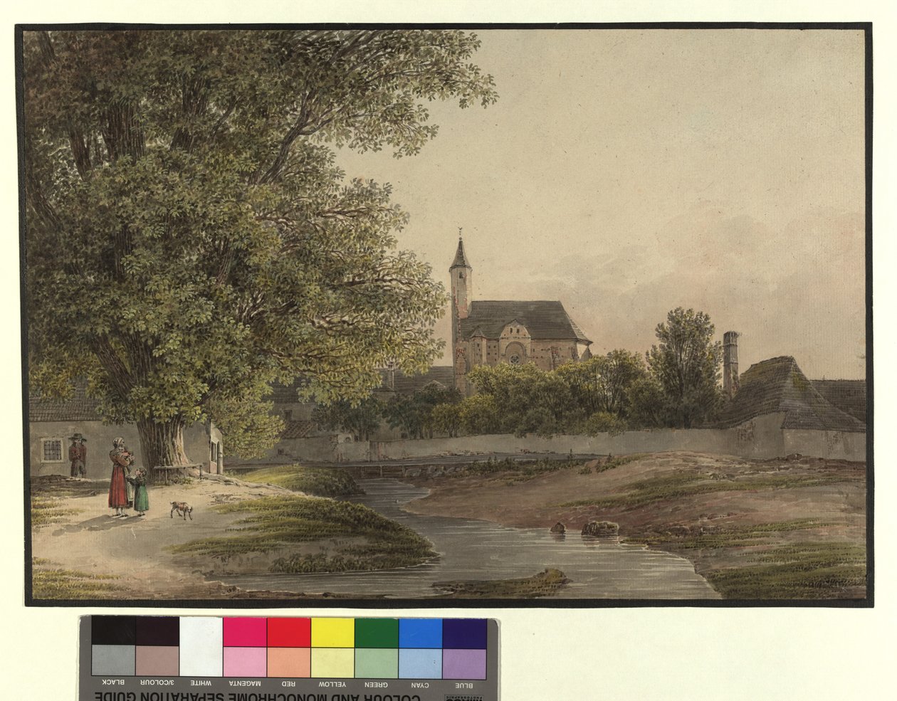 The Hospital Church in Mödling by Jakob Alt