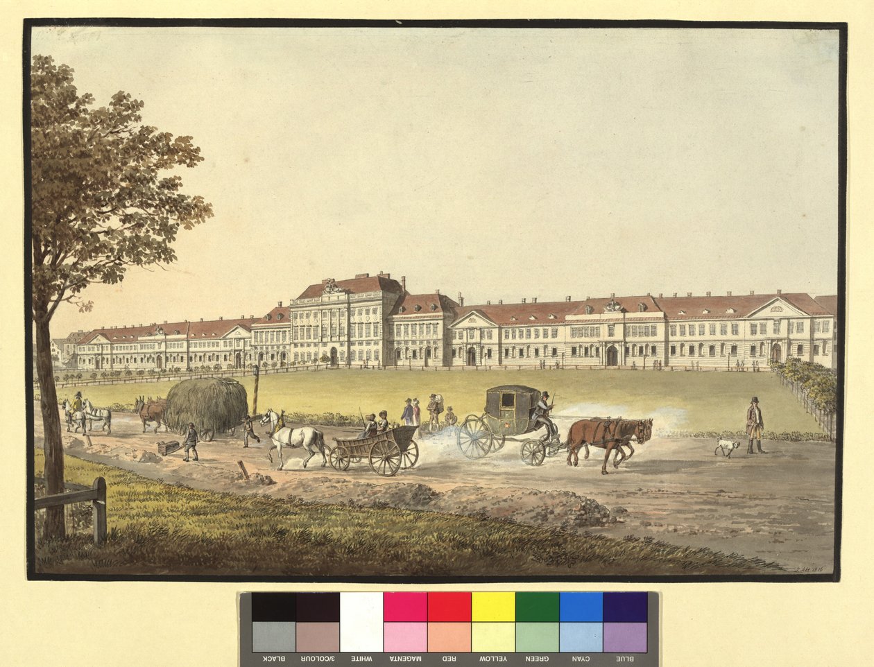 Royal Stables (Imperial and Royal Stable Building) by Jakob Alt