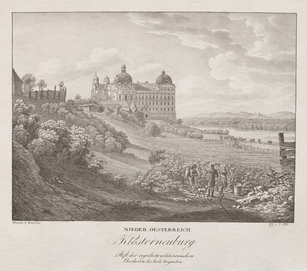 Lower Austria, Klosterneuburg by Jakob Alt