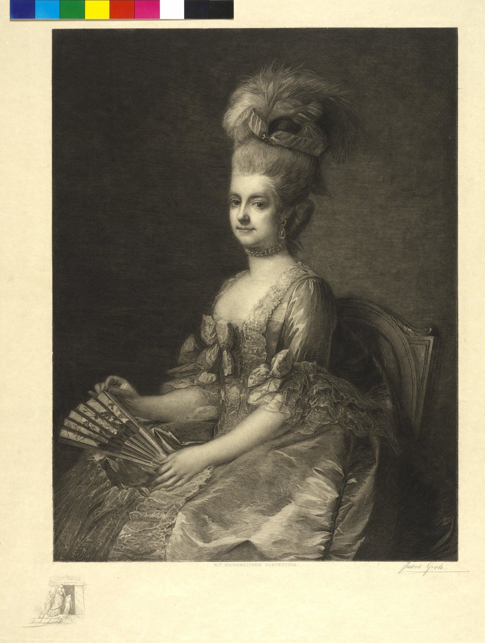 Archduchess Marie Christine of Austria by Jakob Groh