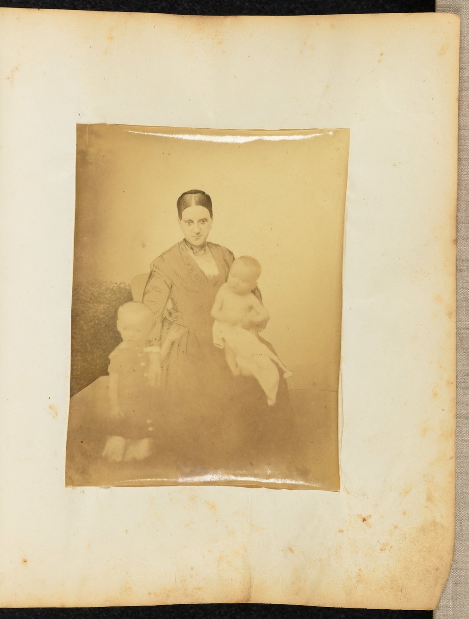Portrait of Woman and Children by Jakob Höflinger