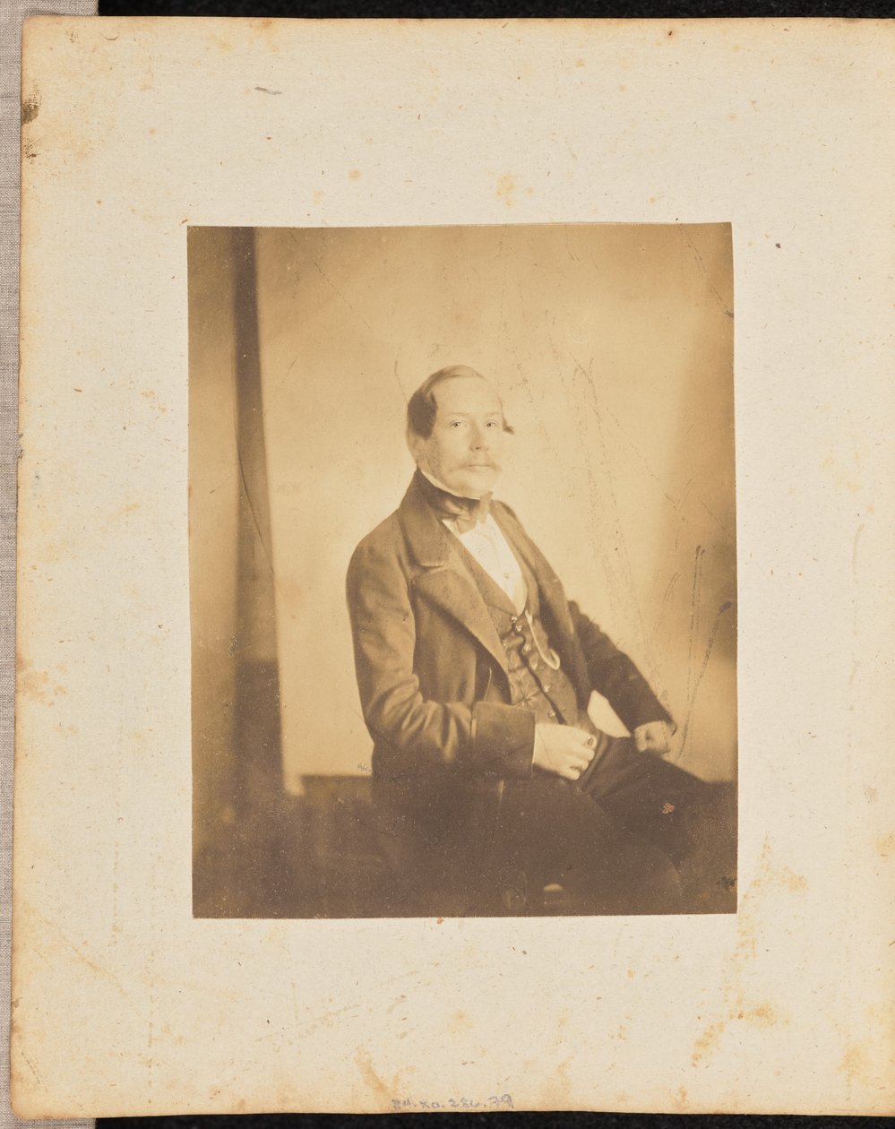 Studio Portrait of a Man by Jakob Höflinger