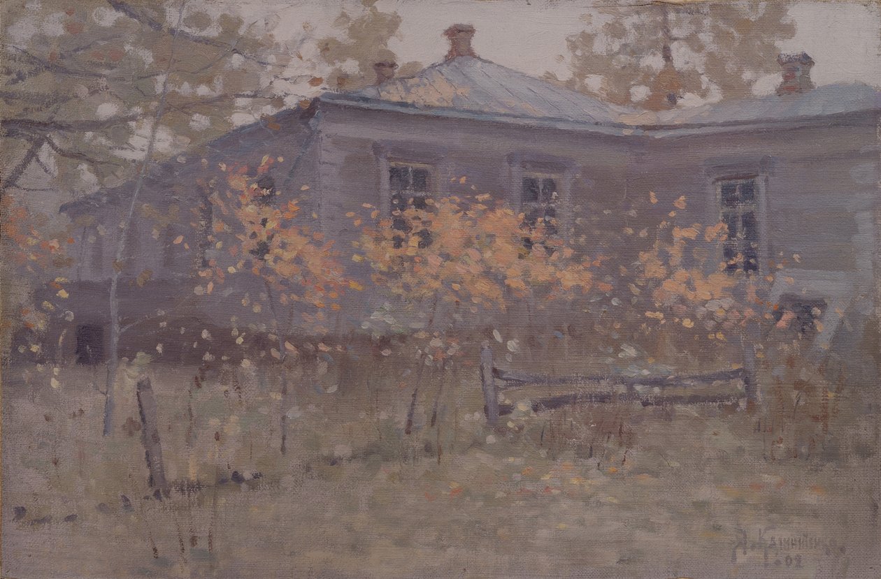 A Country House in Autumn by Jakov Jakovlevich Kalinichenko