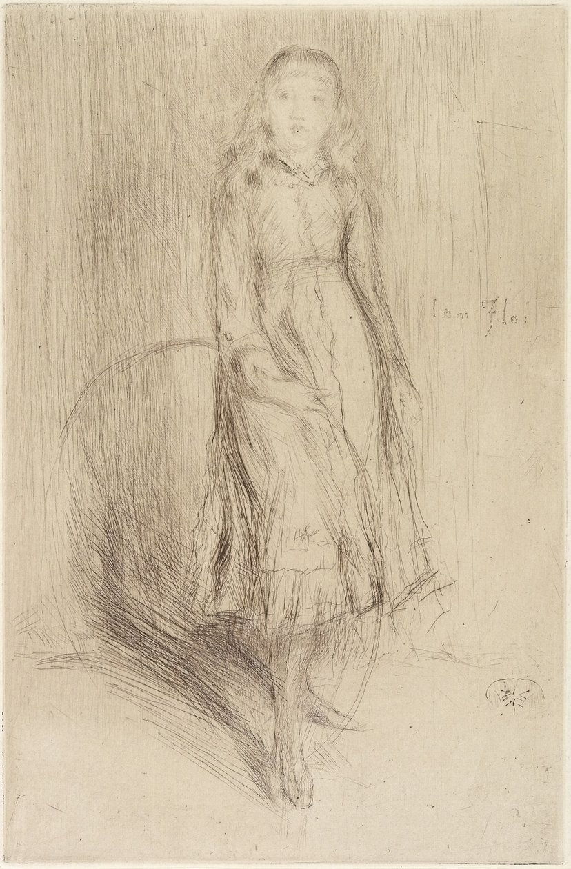 Florence Leyland, 1873 by James Abbott McNeill Whistler