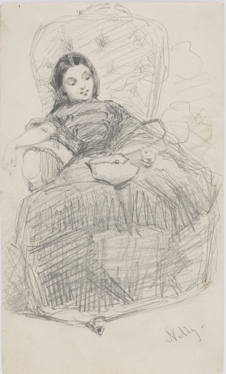 Nelly (Helen Ionides) 1866-69 by James Abbott McNeill Whistler