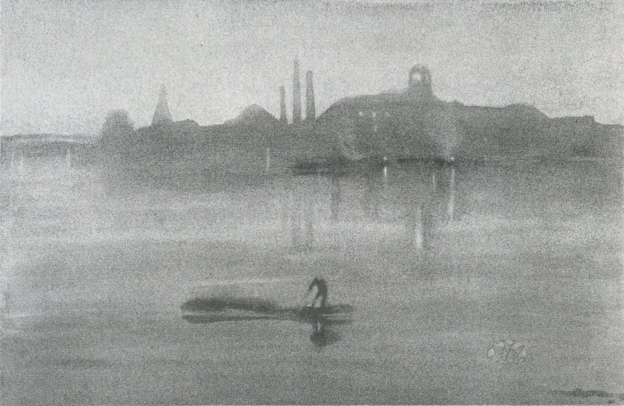 Nocturne: The River at Battersea by James Abbott McNeill Whistler
