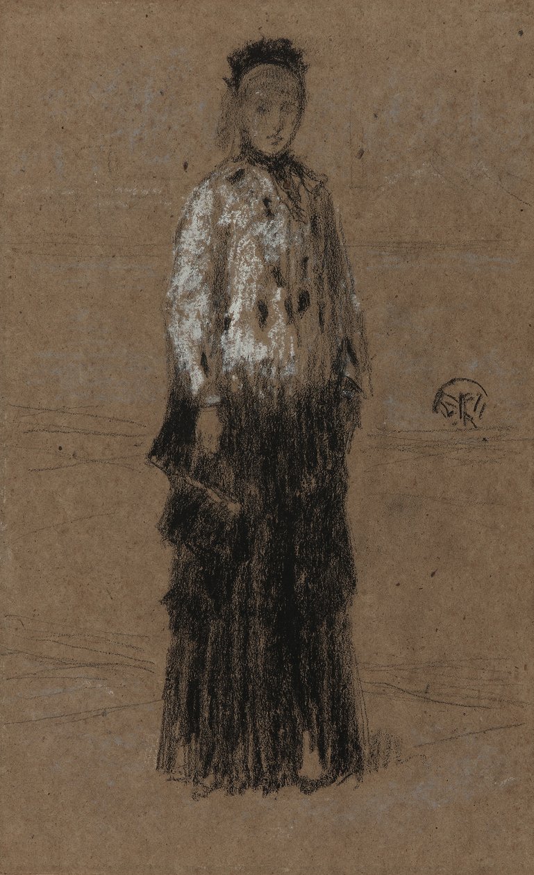 The Ermine Coat by James Abbott McNeill Whistler