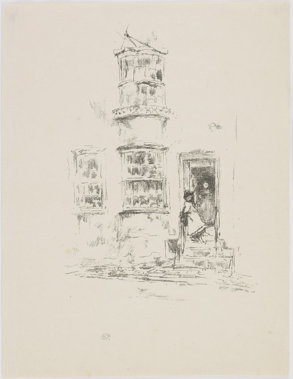 The Little Steps, Lyme Regis, 1895-96 by James Abbott McNeill Whistler