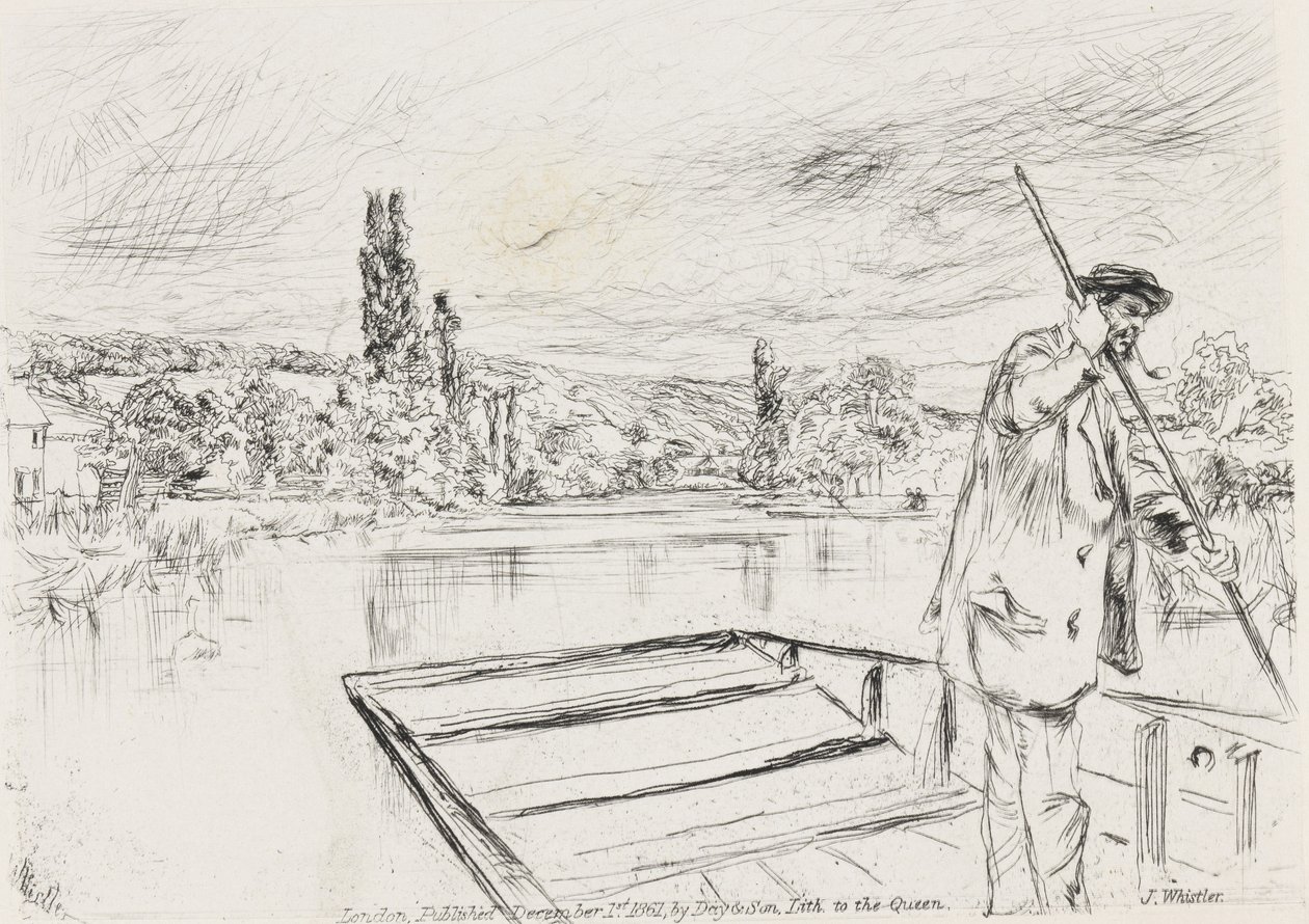 The Punt by James Abbott McNeill Whistler