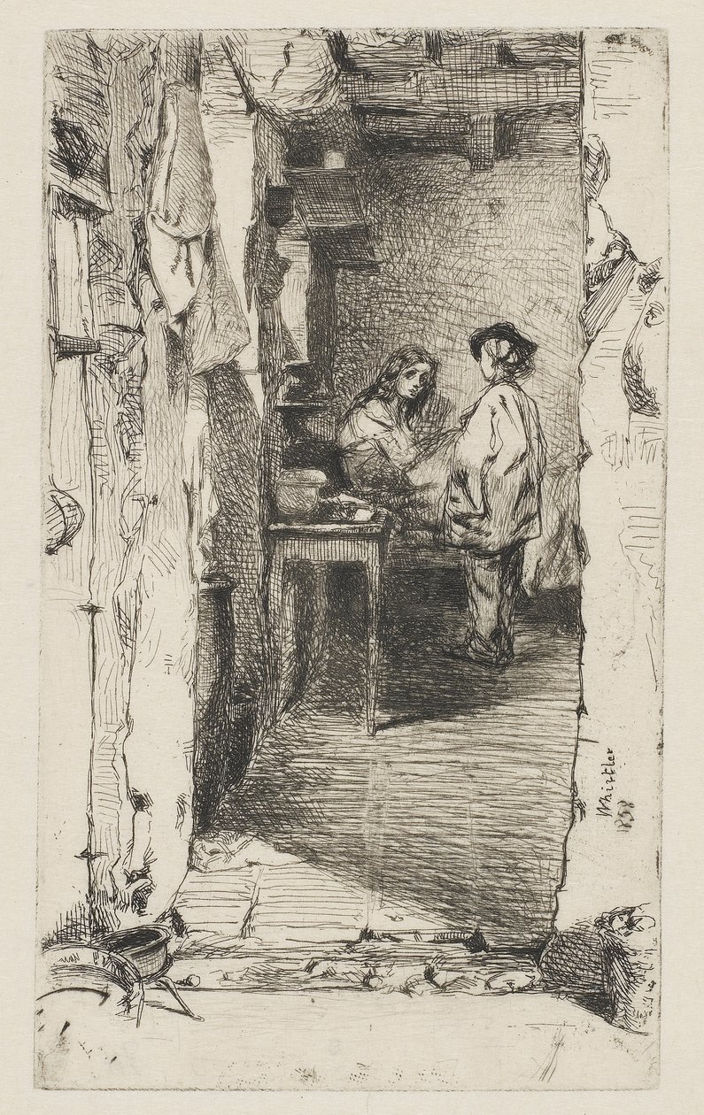 The Rag Gatherers by James Abbott McNeill Whistler