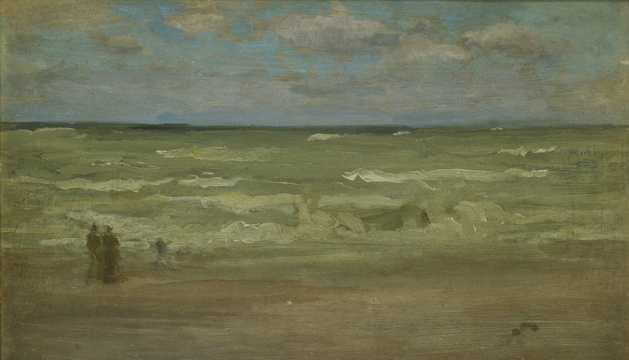 The Shore, Pourville by James Abbott McNeill Whistler
