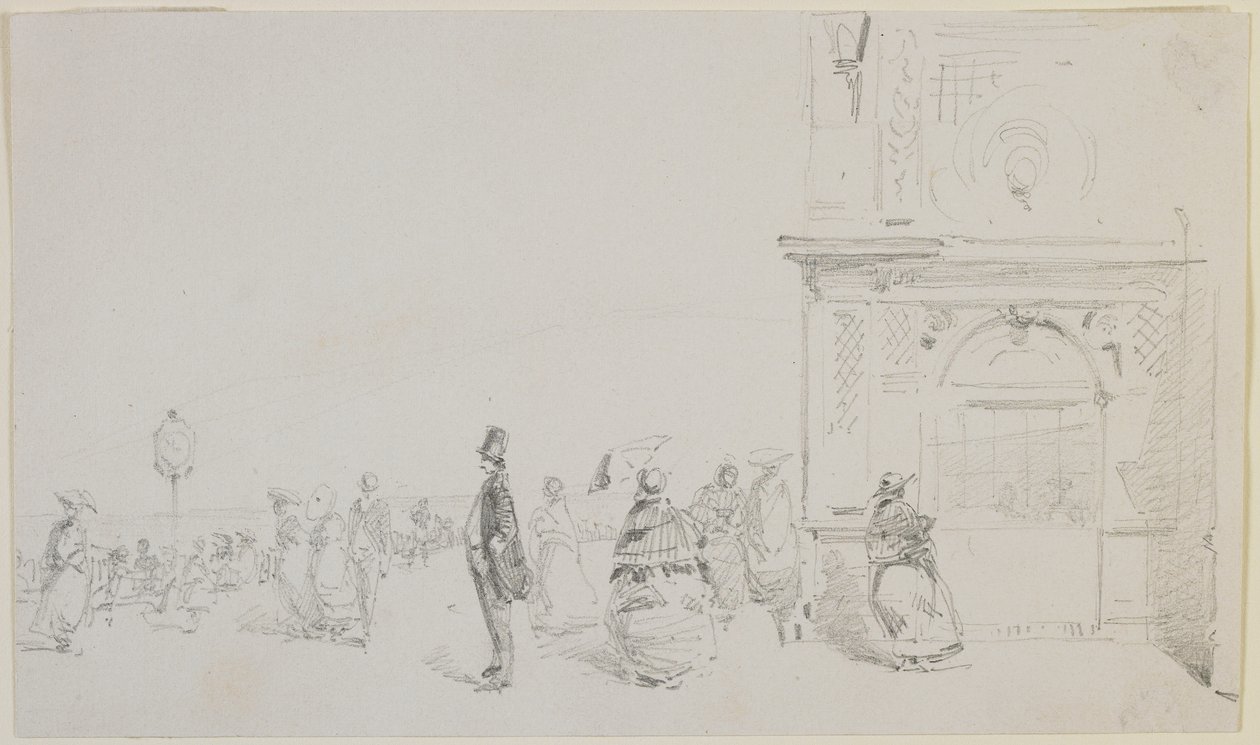 The Esplanade at Dieppe, 1857 by James Abbott McNeill Whistler