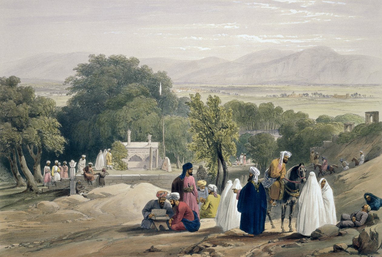The Tomb of the Emperor Baber, from 