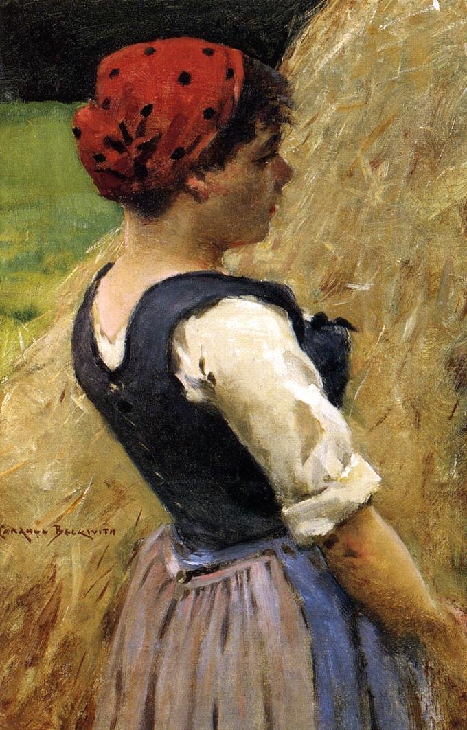 Normandy Girl by James Carroll Beckwith