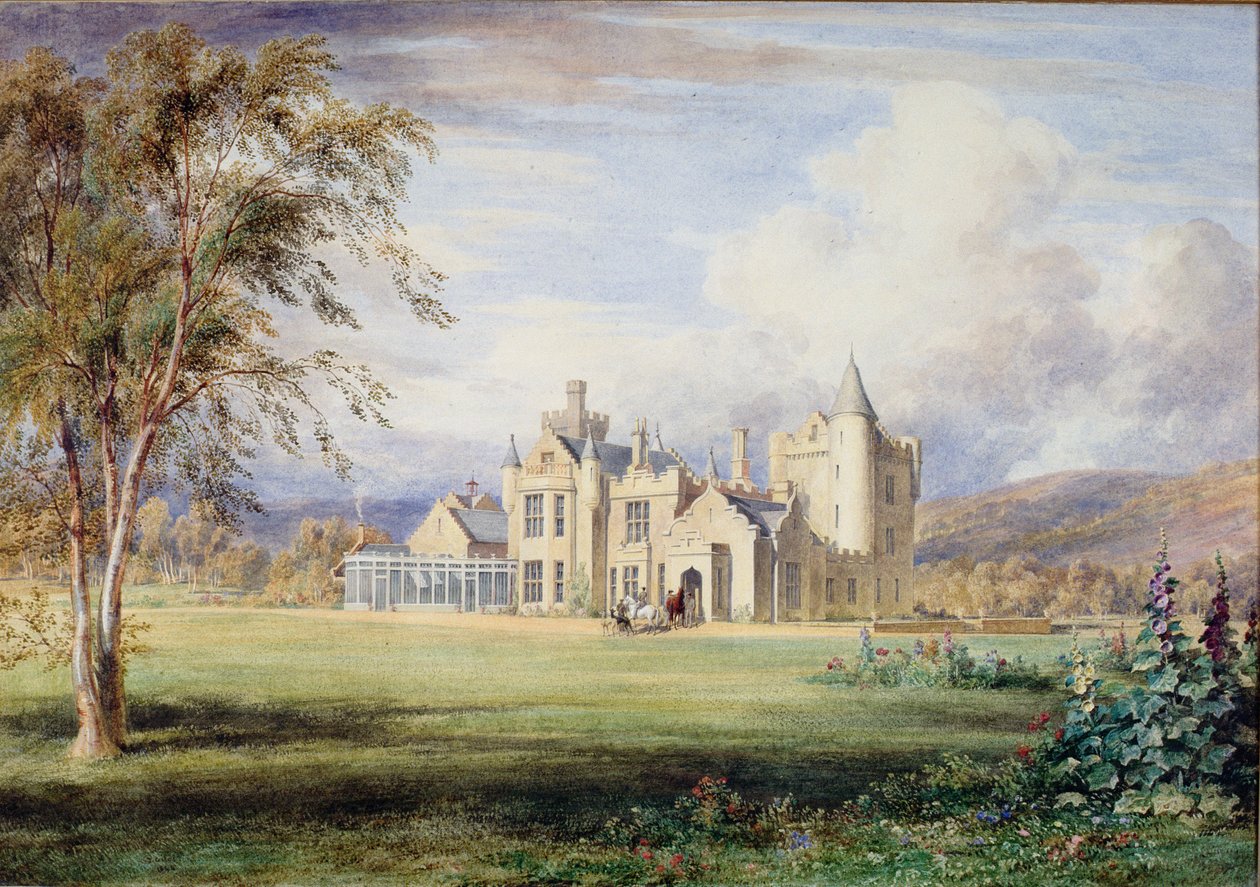 Balmoral Castle, c.1840 by James Giles