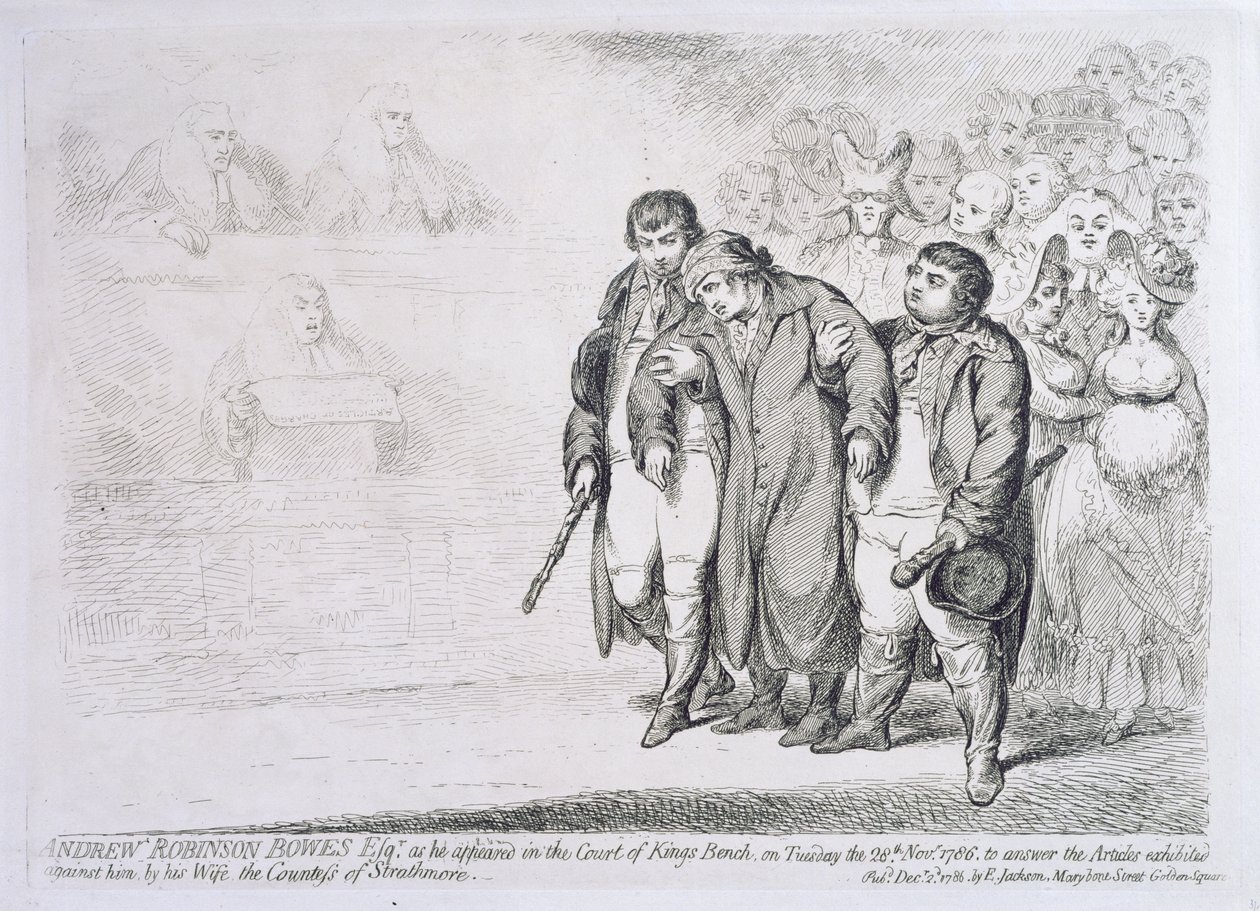 Andrew Robinson Bowes Esq. as he appeared in the Court of the King