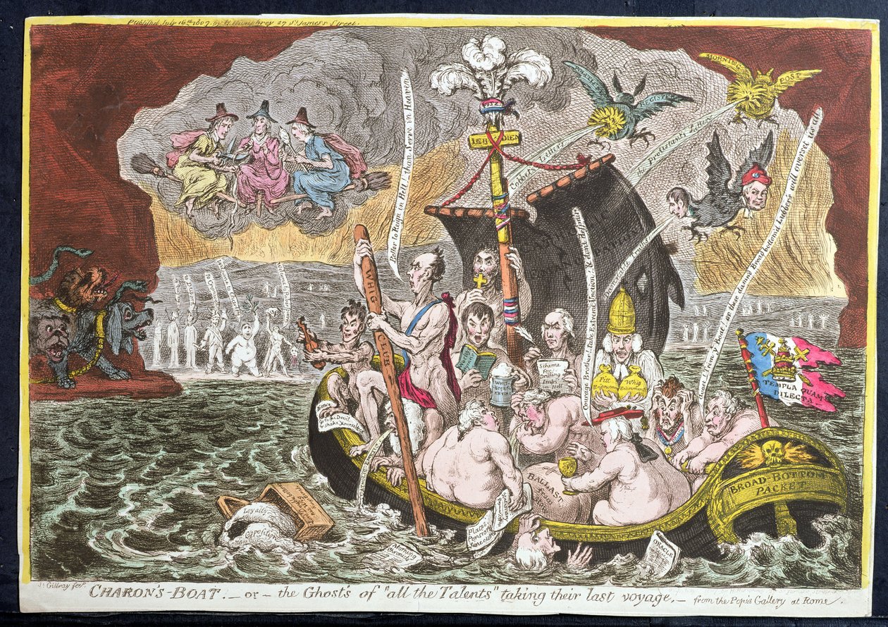 Charon's Boat, or The Ghosts of the 'All Talents' Taking their Last Voyage