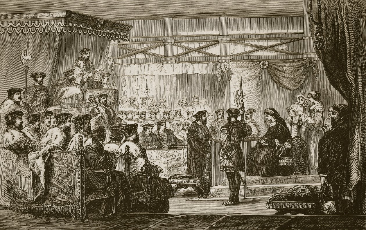 The trial of Queen Anne before the Kings