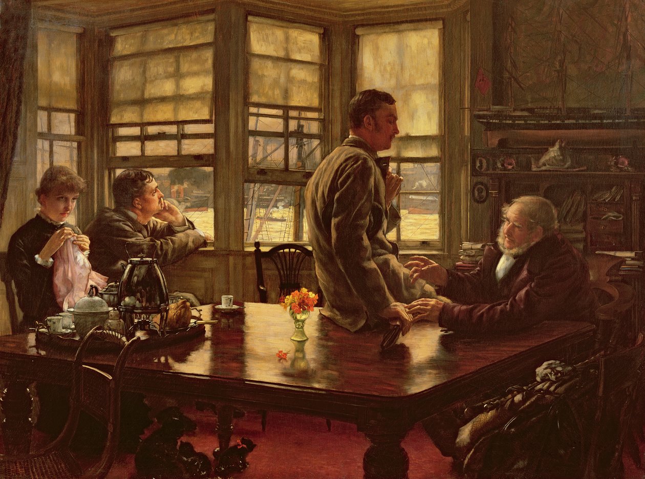 The Prodigal Son in Modern Life: The Departure, 1880 by James Jacques Joseph Tissot