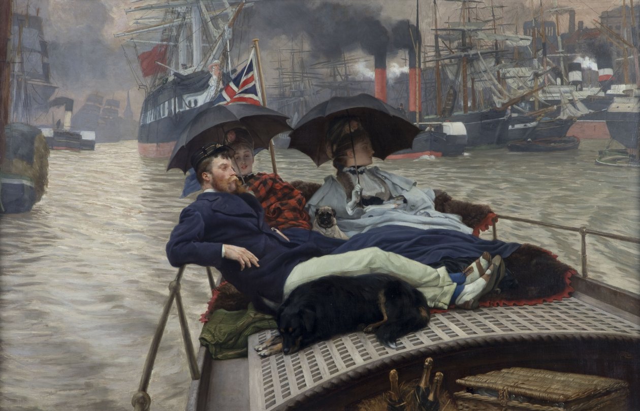 The Thames by James Jacques Joseph Tissot