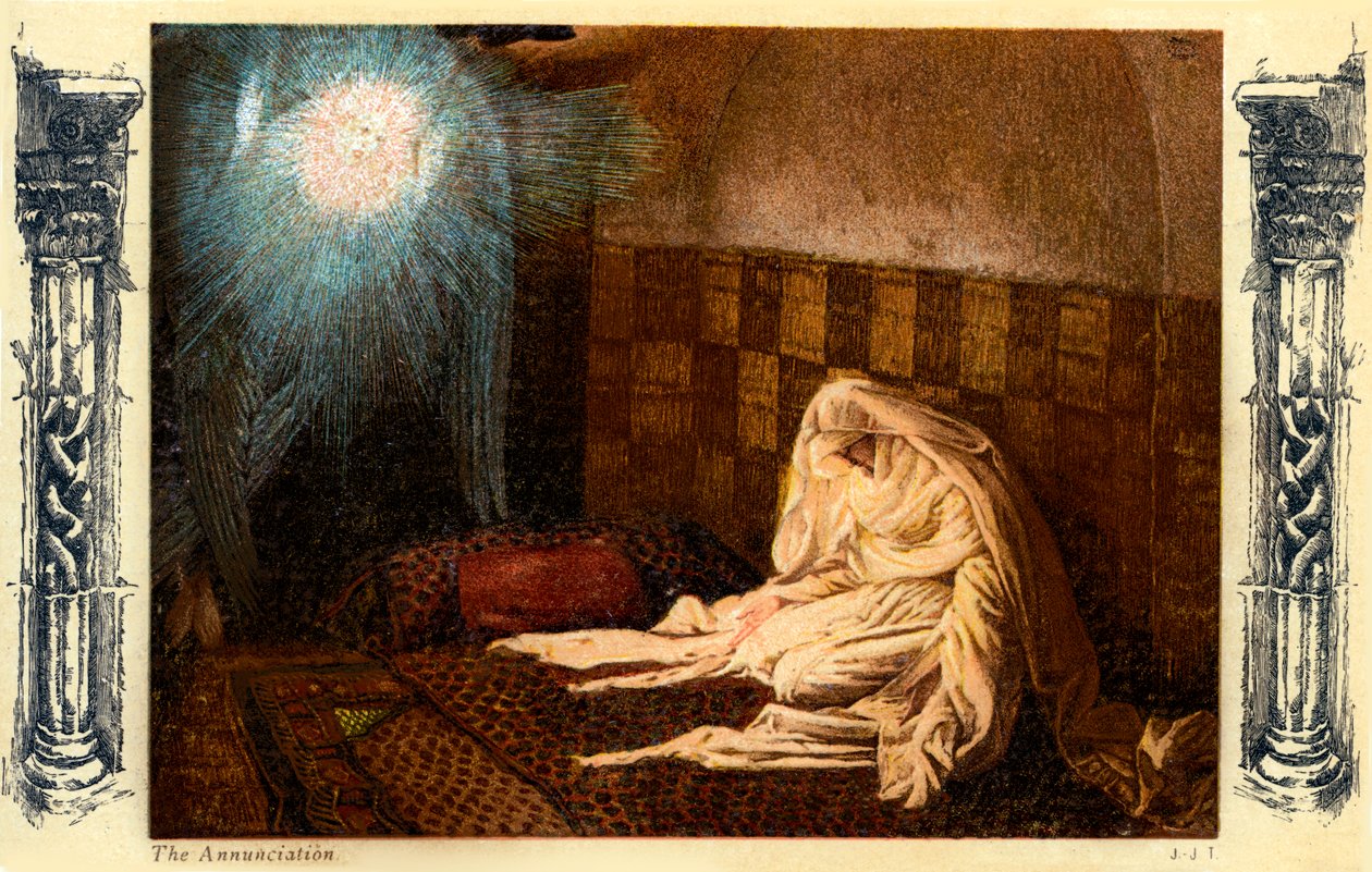 The Annunciation by James Jacques Joseph after Tissot