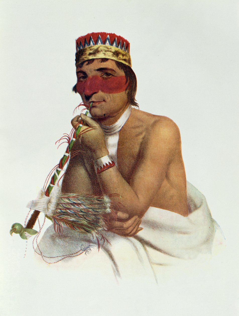 Wa-Em-Boesh-Kaa, a Chippeway Chief from Sandy Lake, illustration from 