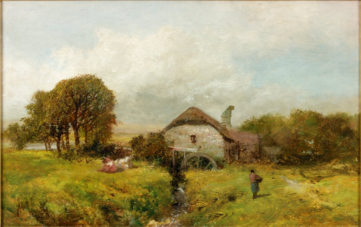Mill near Sheppard, Devon, c.1865 by James Peel