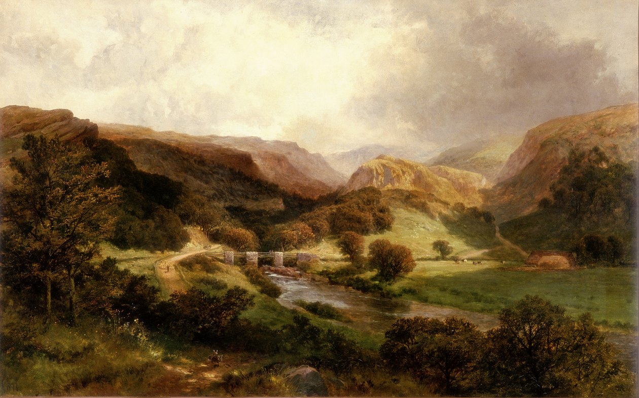 Pont-y-Pant and the Lledr Valley, North Wales by James Peel