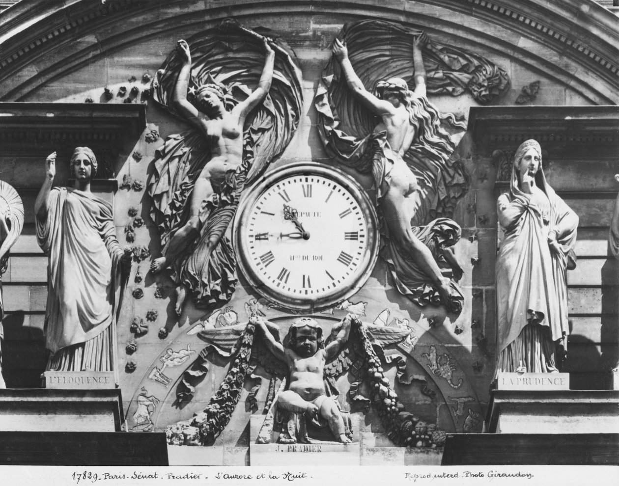 Pediment of Palais du Luxembourg (detail) by James Pradier