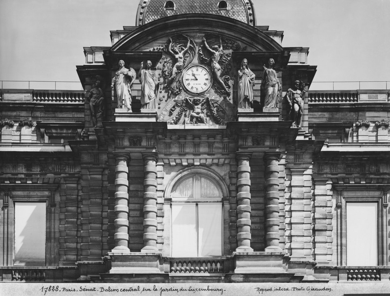 Pediment of Palais du Luxembourg by James Pradier