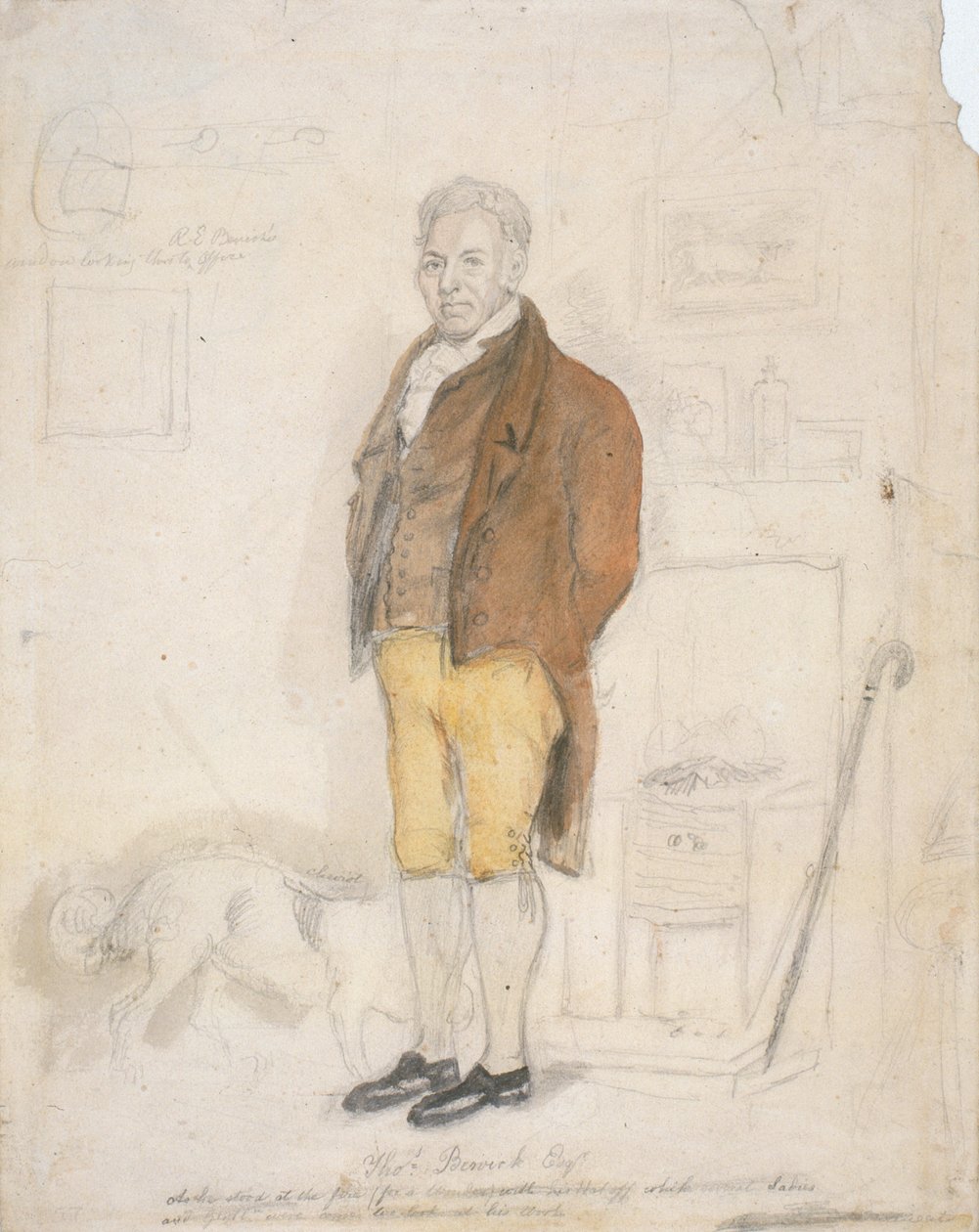 Portrait of Thomas Bewick Esq., 1816 by James Ramsay