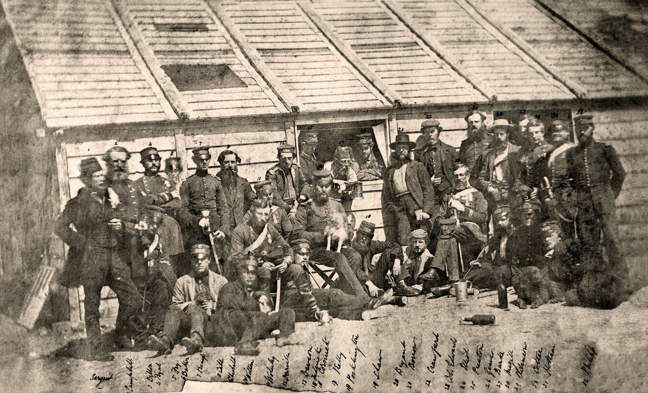 18th Royal Irish Regiment Camp, Sebastopol, May 1856 by James Robertson
