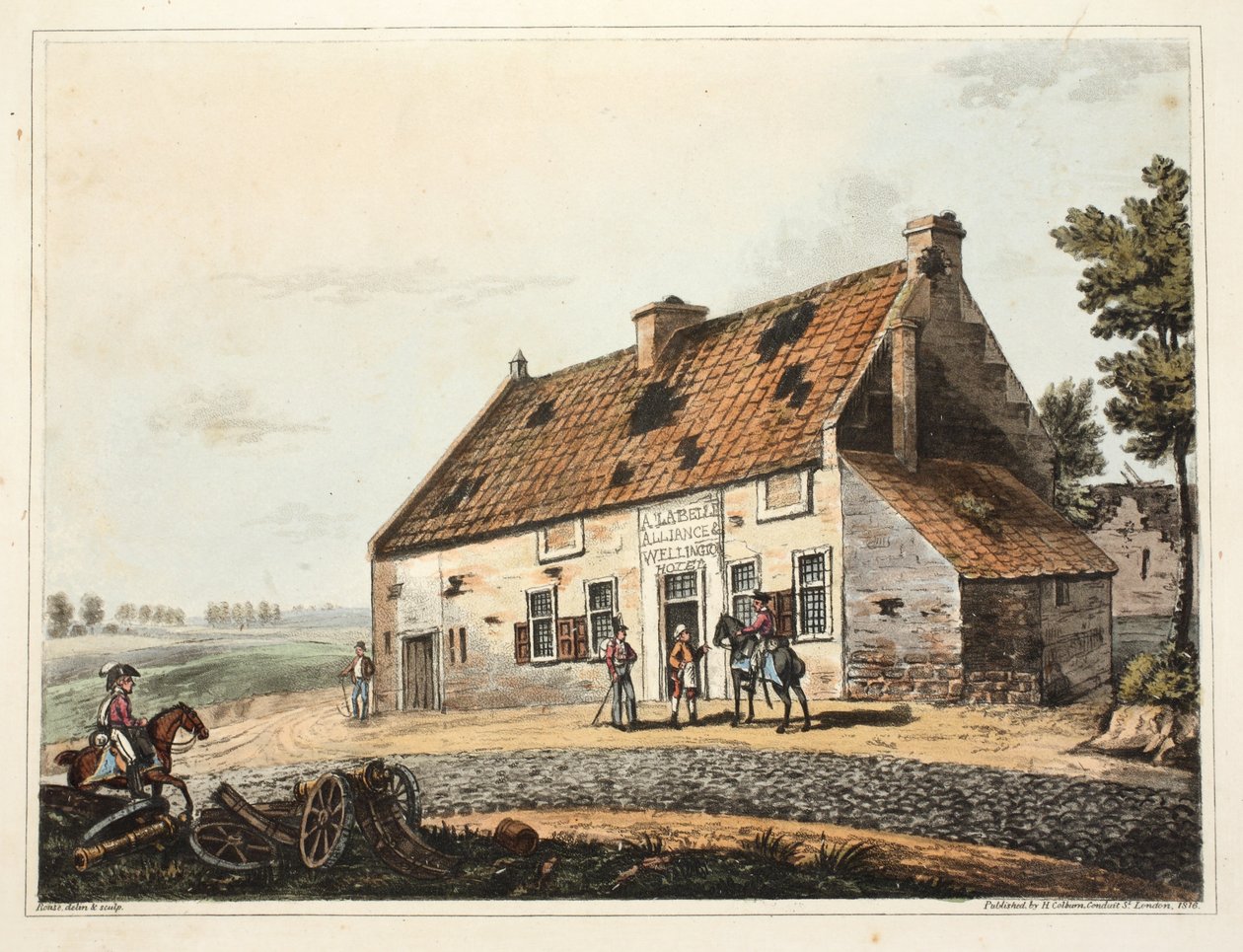 Two other views of La Belle Alliance by James Rouse