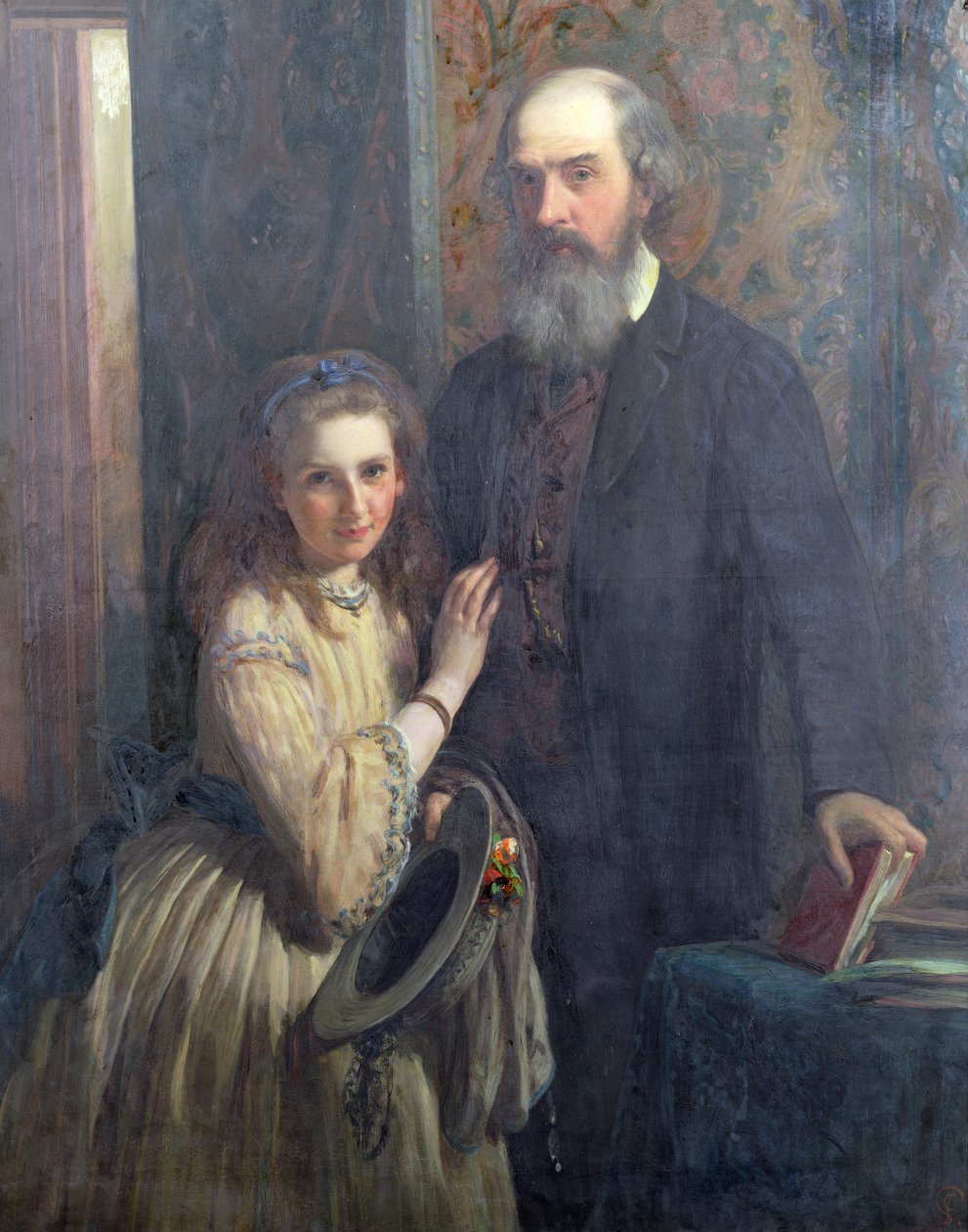 Sir William FitzHerbert with His Daughter, Ida, 1862 by James Sant