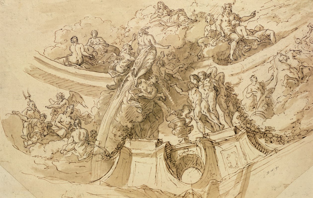 Allegorical Study by James Thornhill