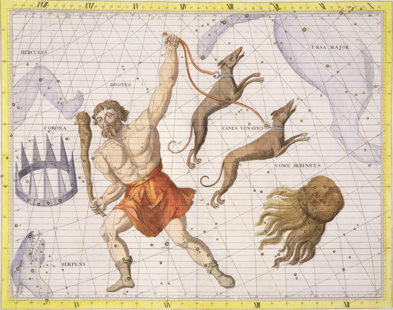 Constellation of Bootes, Plate 20 from 
