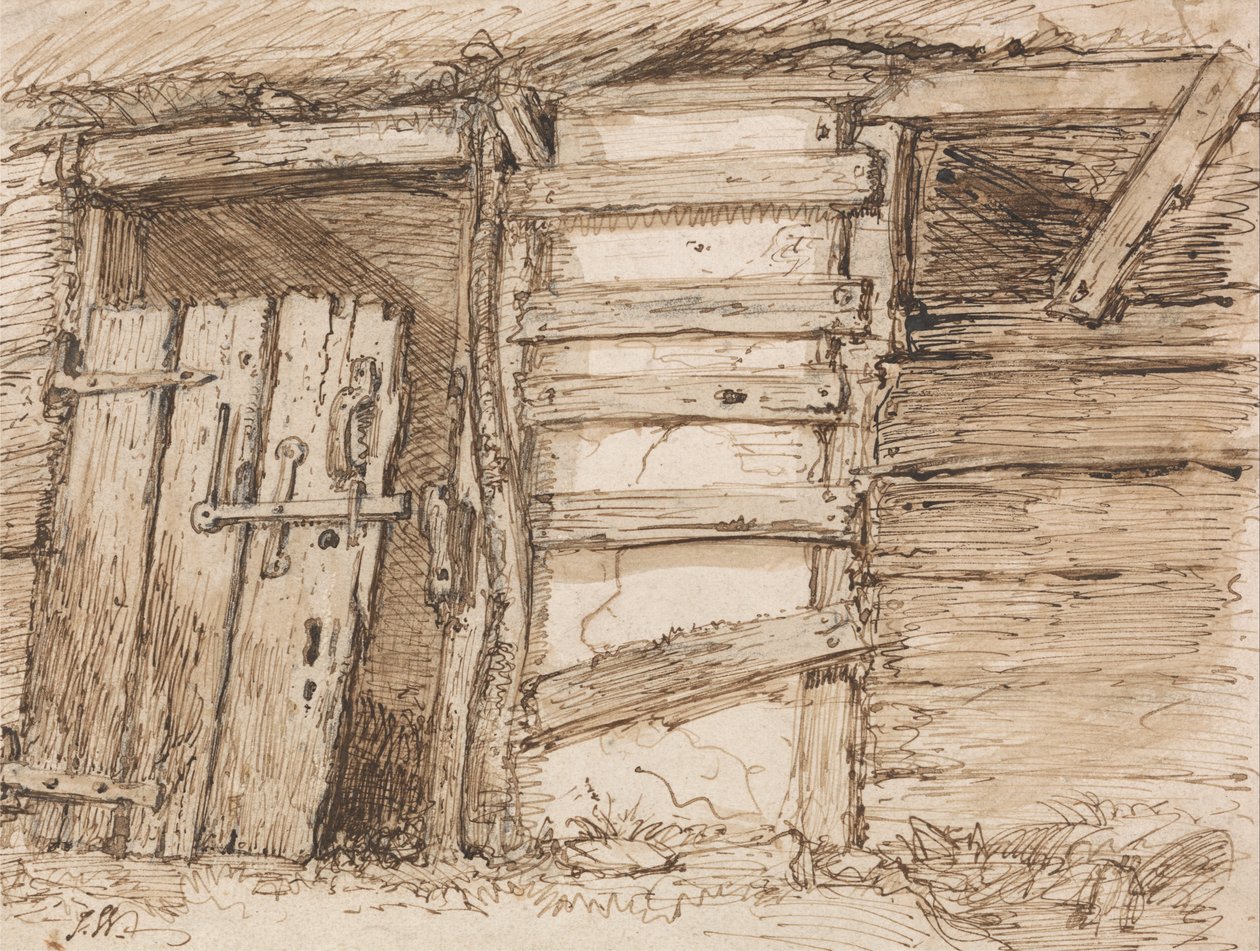 An Outhouse Wall by James Ward