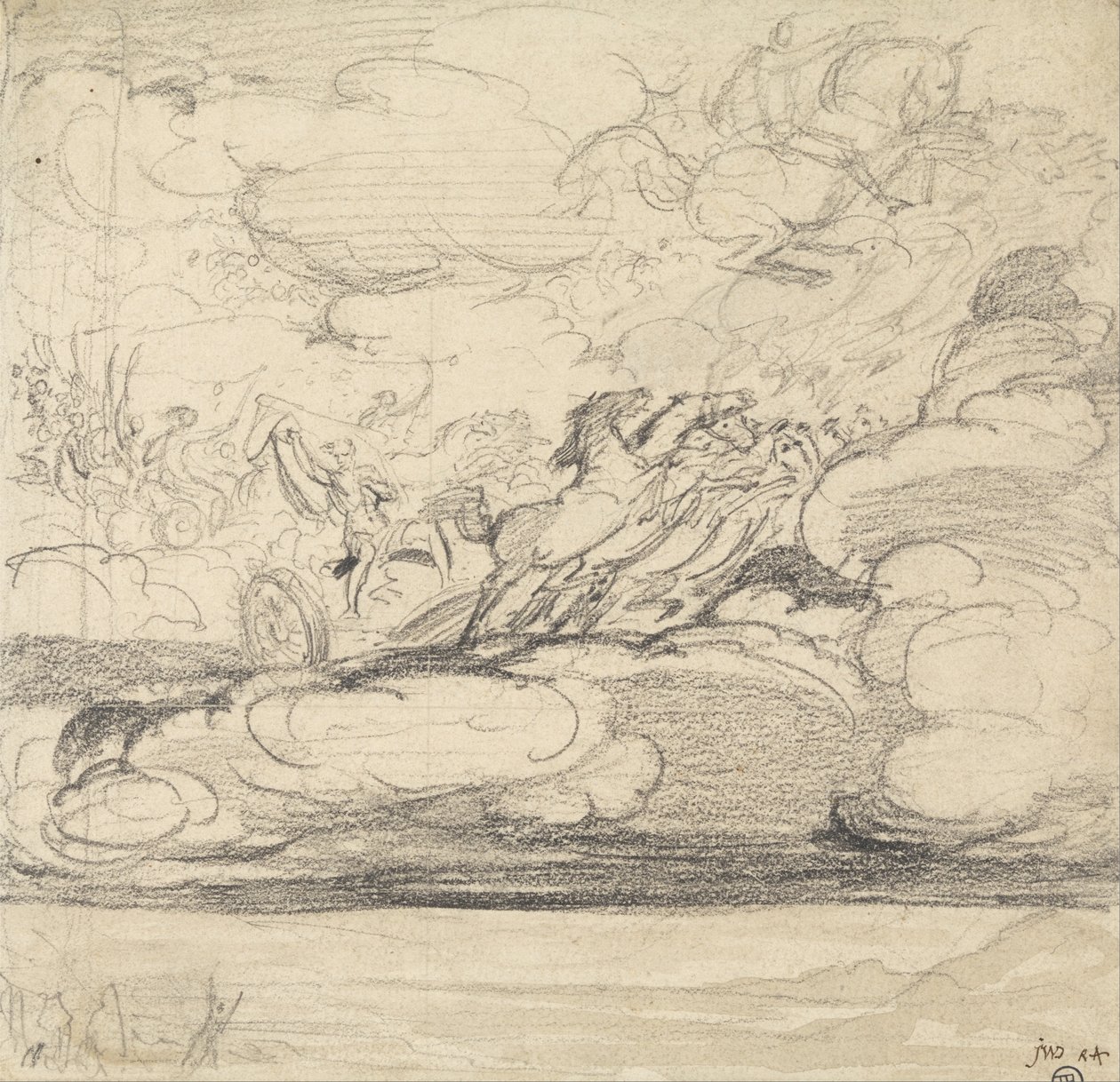 Elijah Casting off His Mantle by James Ward