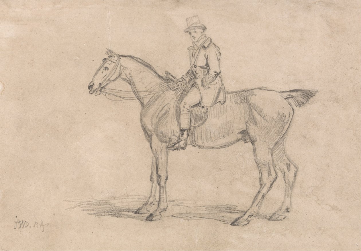 Ralph John Lambton on His Hunter, Undertaker by James Ward