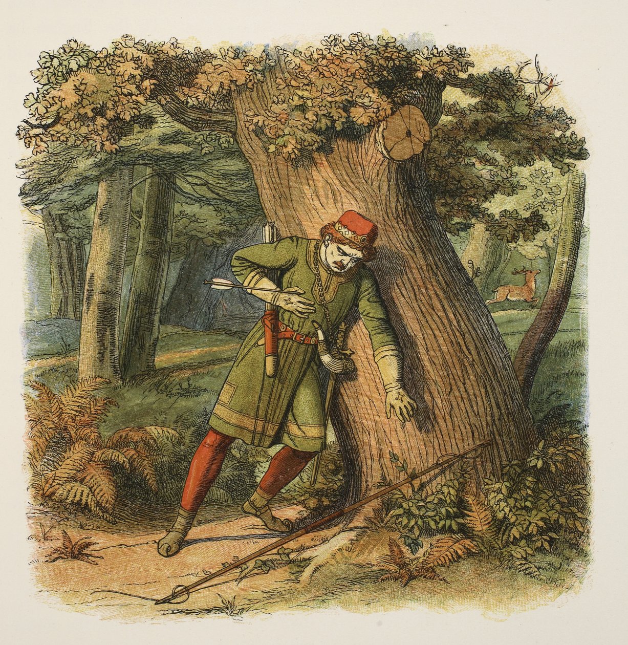 Death of William the Red, or Rufus, 1100 by James William Edmund Doyle