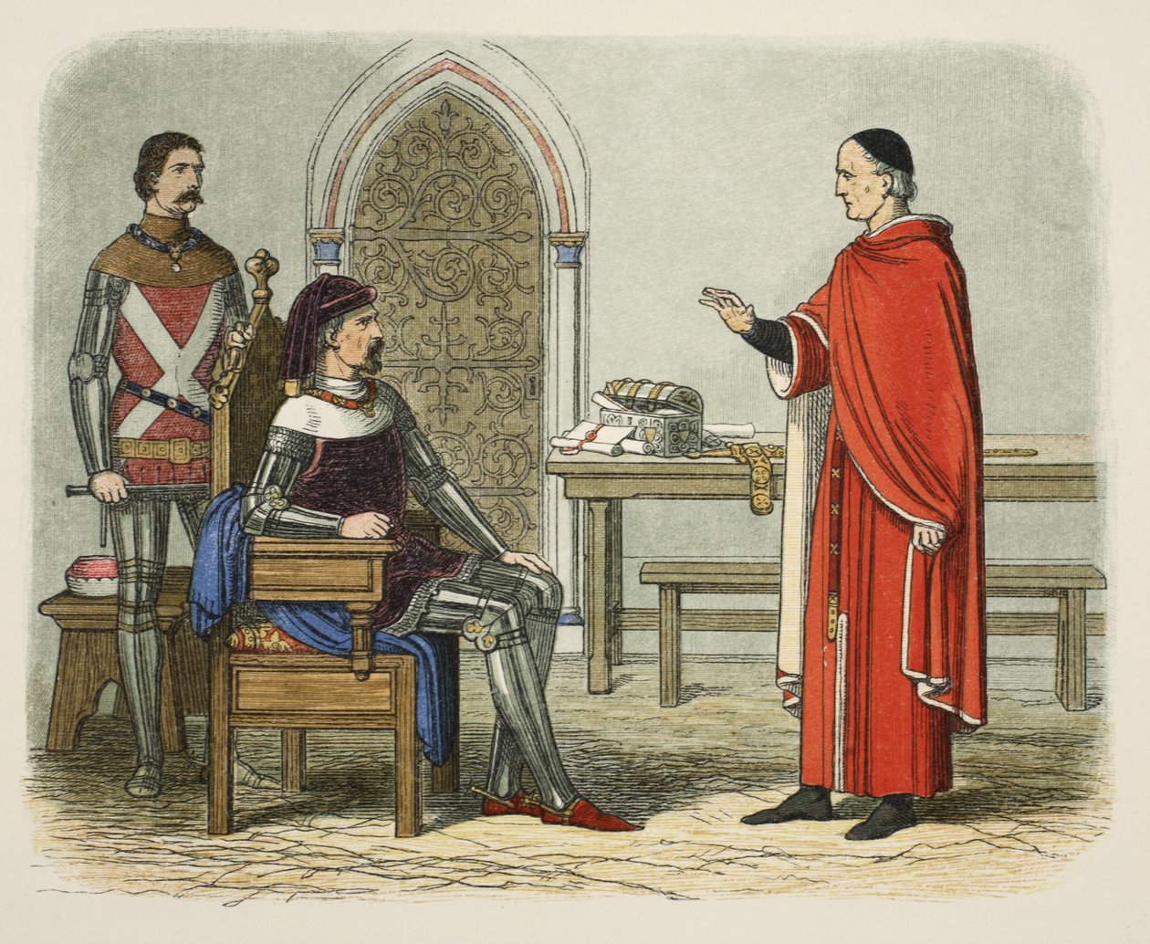 Gascoigne refuses to sentence a prelate or peer, from A Chronicle of England BC 55 to AD 1485 by James William Edmund Doyle