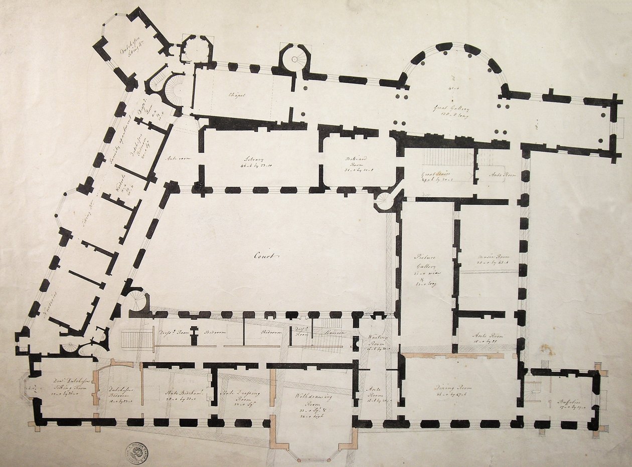 Design for Alterations to the Third Castle by James Wyatt