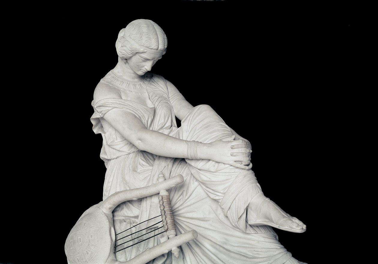 Sappho, Greek poet of Antiquity by James Pradier