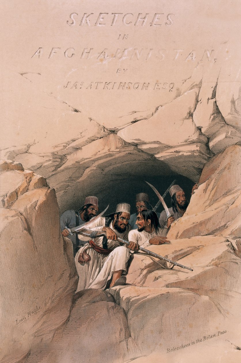 Beloochees in the Bolan Pass by James (after) Atkinson