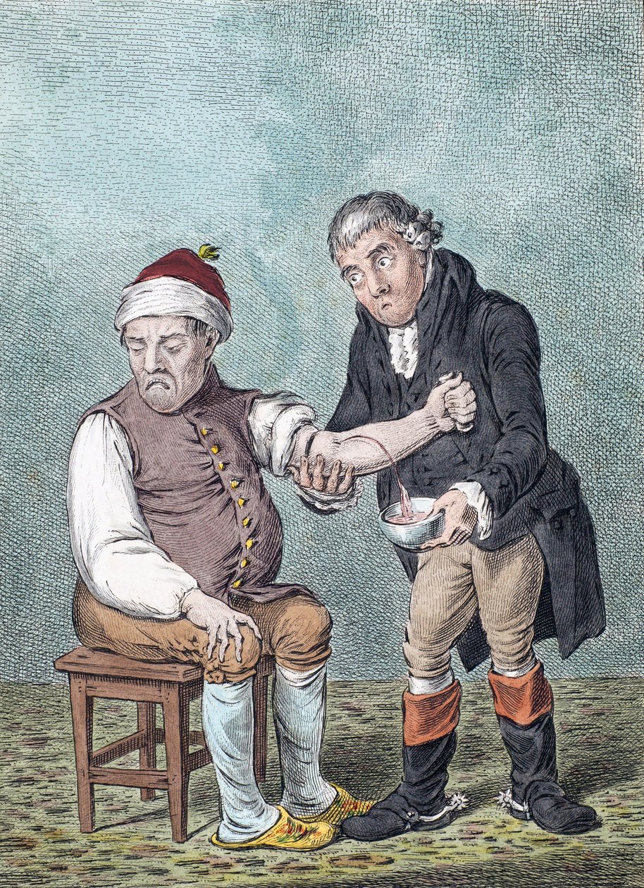 Bloodletting by James (after) Gillray